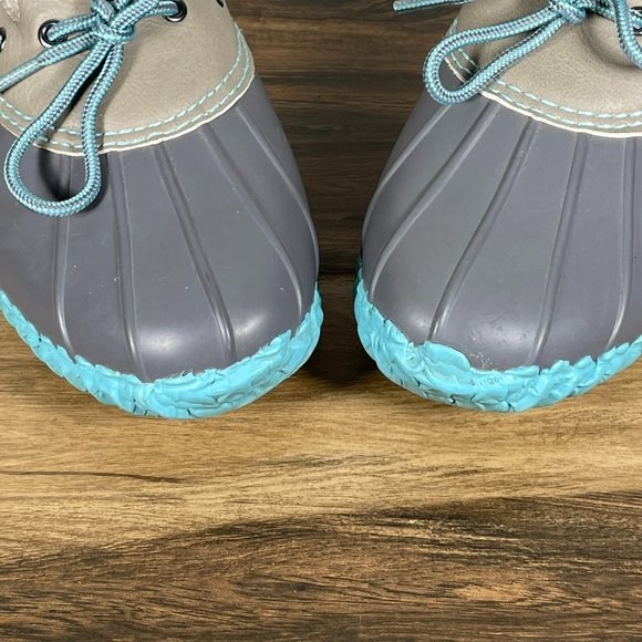 JBU by Jambu Gwen Women's Size 9 Shoes Gray Waterproof Vegan Rain Duck Bootie - Picture 11 of 12